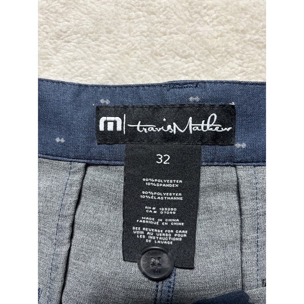 Travis Mathew Golf Shorts Men's 32 Print All Over Athletic Fit - Picture 5 of 9
